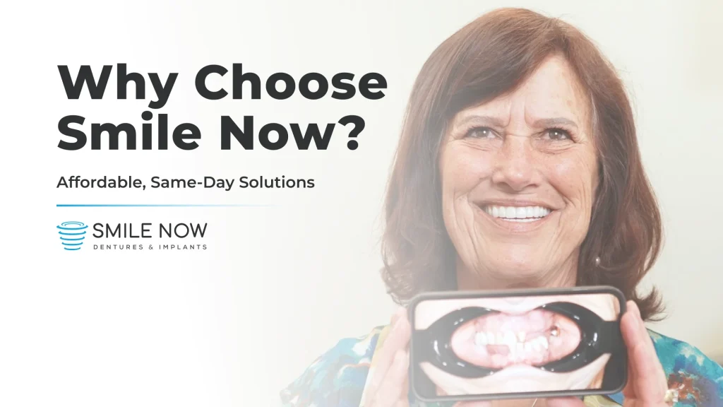 Why Choose Smile? Affordable, same-day dental implant solutions in Reno, NV